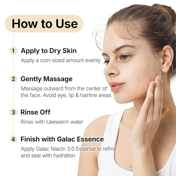 MANYO Galactomy Enzyme Peeling Gel, Face and Body Scrub, Dead Skin Remover, Blackhead Remover, Korean Exfoliating Gel, Korean Skin Care, 2.5fl oz (75ml)
