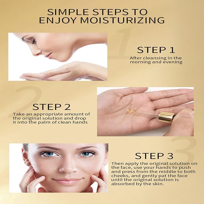 24K Gold Serum for Face, 2Pack Skin Tone Even Anti Aging Moisturizer with Vitamin,Glow Collagen Booster Serum Hyaluronic Acid for Dark Spots & Fine Lines, 2.02fl oz