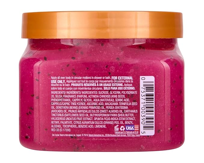 Tree Hut Dragon Fruit Body Scrub, Exfoliating & Hydrating Sugar Scrub with Shea Butter & Essential Oils, Smooth Skin, Body Exfoliator For All Skin Types, Self Care Gifts for Women, Vegan, 18 Oz