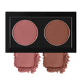 Duo Eye Shadow Powder，Taupe Plum&Brown Matte Eyeshadow Makeup Palette，Neutral Shades Eyeshadow Palette for Woman Daily Eyes Looks，Highly Pigmented，Smooth, Blendable，sombras de ojos, Cruelty-Free 02