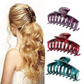 Large Size Hair Claw Clips For Thick Hair, Premium Clips Strong Holding Power Claw 4.3Inch Delicate Hair Grip for Women and Girls (Type F)