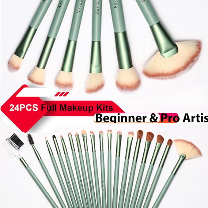 Makeup Brushes, Quality Make Up Brushes 28Pcs Makeup Brushes Set Professional, Beginner Make-up Sets With Case, Soft Brush Kits Sponges Masks Spatula,Travel-Friendly Women Girls Gift Sets