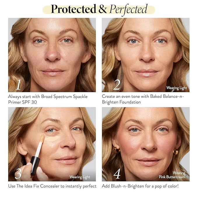 LAURA GELLER NEW YORK Spackle Skin Perfecting Primer Broad Spectrum Sunscreen SPF 30 - Primer for Face Before Makeup with Sun Protection for a Dewy Glow