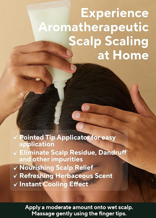 AROMATICA Rosemary Scalp Scrub 5.82oz / 165g, Scalp Treatment, Scalp Exfoliator with Salt Hair Scrub for Oily Scalp, Dandruff, Build Up Remover