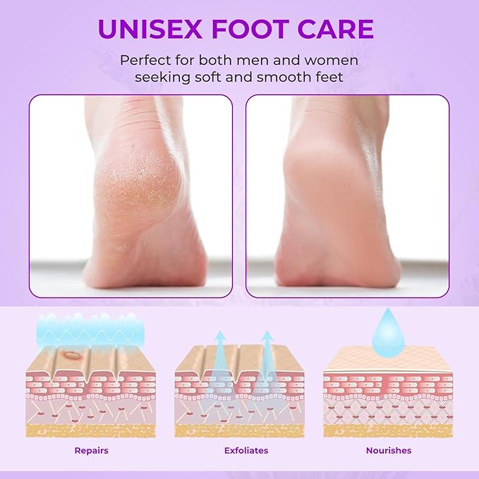 Happy Feet Foot Peel Mask, 03 Pack Original Exfoliant Foot Mask for Rough, Dry Skin | Gift for Mom Dad