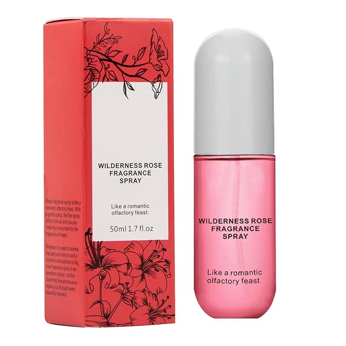 Fragrance Body Spray Coconut Vanilla Wild Rose Fragrance For Men And Women Hair And Body Spray Long Lasting Perfume Spray (Pink Wild Rose)