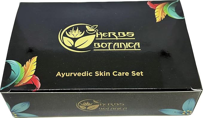 Herbs Botanica Natural Radiance Skin Care Sampler | Sandalwood Powder, Orange Peel Powder, Lemon Peel Powder, Rose Petals Powder, Wild Turmeric Powder, Multanni Mitti Powder 1 oz Each In Gift Pack