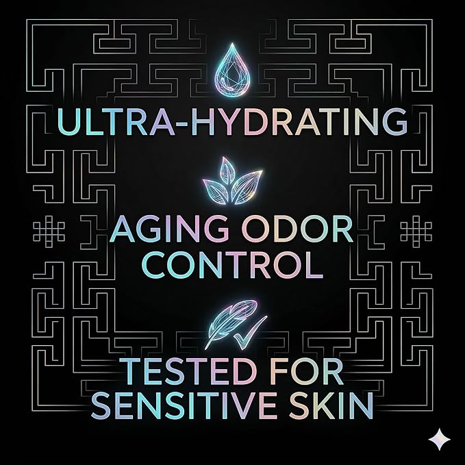 Nourishing Body Wash – Refreshing Deodorizing Cleanser for Mature Skin – Washes Away Body Odors (Nonenal) – Triple Hydration with Ceramide NP, Panthenol, Hyaluronic Acid - 18.59 Fl Oz