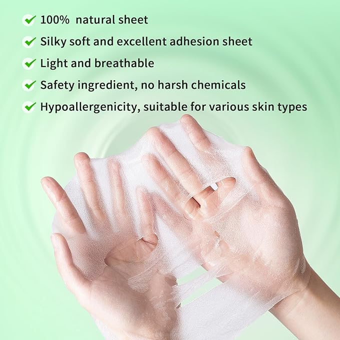 12 Pack Face Masks Skincare Sheet Face Masks for Teens Girls Women, Hydrating Face Mask, Face Mask Set SPA Party Gifts for Teens Girls Kids, Mothers Day Gifts, Perfect for Pamper & Sleepover Party