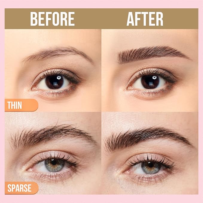 iMethod Curved Eyebrow Pen and Eyebrow Gel - Eyebrow Pencils for Women with Natural Hair Like Strokes, Brow Gel Clear for Soft Full Brows, Waterproof, All-Day Defined, Blonde