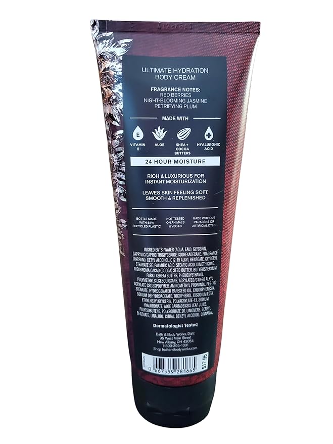 Bath & Body Works Vampire Blood Ultimate Hydration Body Cream 8 Ounces Pack of 2