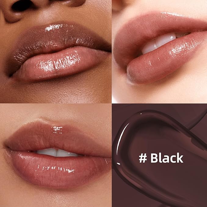 Tinted Lip Balm for Dry Lips, 3PCS Sheer Moisturizing & Hydrating Lip Balm Set, Nourishing Lightweight Natural Honey Lipstick, Universal Flattering Glossy Finish, Vegan for All Skin Tones