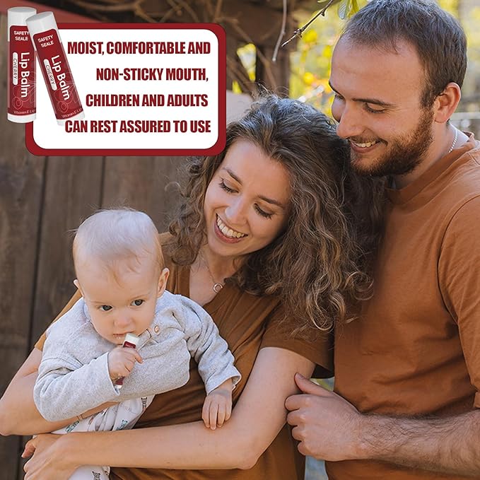 20 Pack Natural Lip Balm Bulk with Vitamin E and Coconut Oil Valentine's Best Choice - Moisturizing, Soothing, and Repairing Dry and Chapped Lips - 10 Flavors - Non-GMO