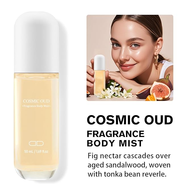 Roseye Hair & Body Perfume Mist – Citrus Fragrance – Refreshing Scent Travel Size 1.7 Fl Oz/50ml
