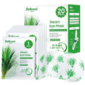 BeHoomi 20 Packs Steam Eye Mask, Heated Eye Mask Warm Compress for Eyes, Disposable Self Heating Steam Mask for Home, Sleep, Spa, Travel Essentials & Relaxation Gifts for Women (Lemongrass)
