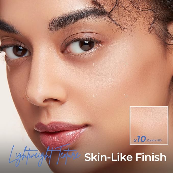 SACE LADY Bare Touch Skin Tint SPF 30, Skin-Like Serum Tinted Moisturizer Lasts Up to 16HR, Lightweight Natural Matte Glow Finish, Infused with Peptides and Hyaluronic Acid (#04 Beige Glow)