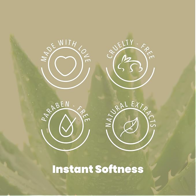 ANYELUZ Aloe Vera Argan Oil Conditioner for All Hair Types | Detangler