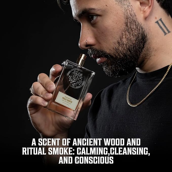 Viking Revolution Palo Santo Cologne for Men - Eau de Parfum - With notes of Palo Santo, Wild Pine, Bergamot, Incense, White Sage, Cedarwood, and Raw Resin - Gifts for Men 3.4 Fl Oz