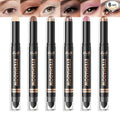 LANGMANNI 6Colors Dual-Ended Cream Eyeshadow Stick Set – Silky Smooth, Waterproof & Transfer-Proof, Built-in Blender Brush, All-Day Matte & Shimmer Wear Eye Makeup(#1+3+7+8+9+10)