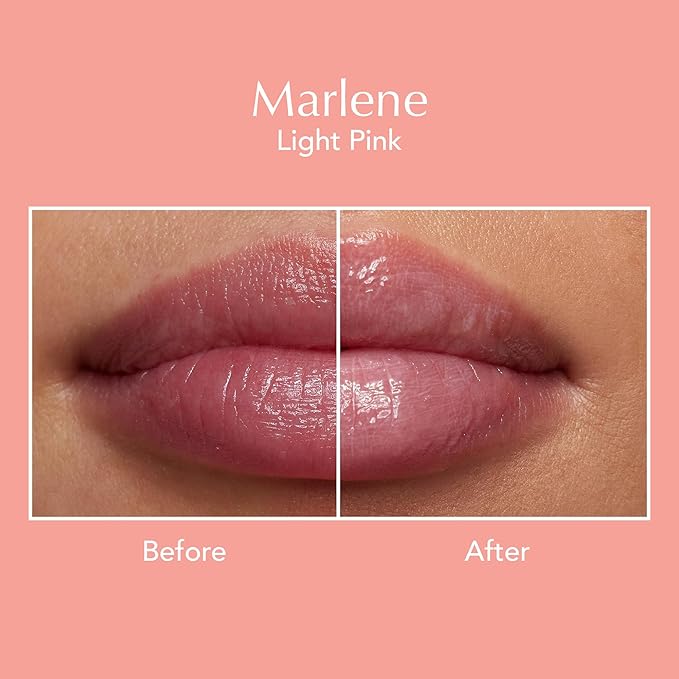 Thrive Causemetics Sheer Strength Lip Plumping Peptide Gloss, Lip Plumper with Vitamin E, Peptides, Plumps, Smooths & Hydrates Lips, High Shine, Vegan & Cruelty Free, Marlene (Light Pink)