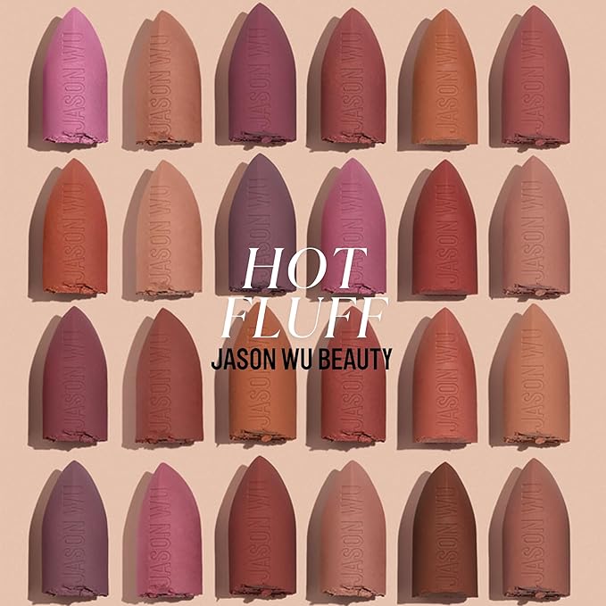 Jason Wu Beauty Hot Fluff Modern Matte Lipstick - 3-in-1 Lipstick, Blush, Shadow, 3.8g 0.134oz (Strawberries And Cream, 3.8g)