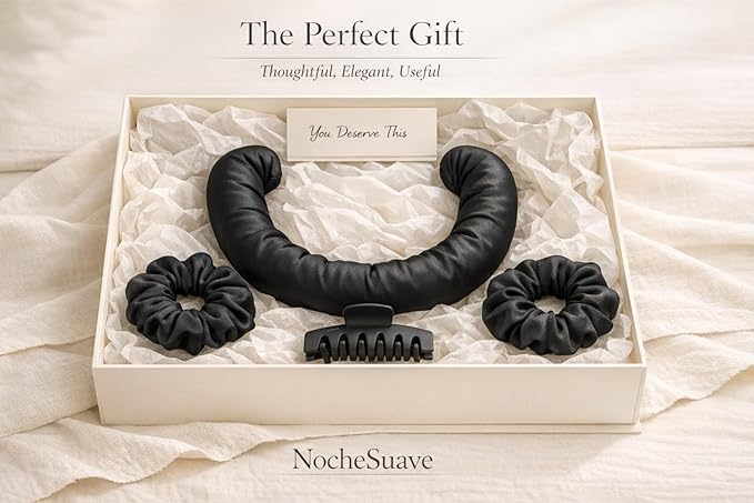 NocheSuave Heatless Curls Overnight Hair Curler, Satin Curling Rod Headband, Heatless Curlers to Sleep In, Soft No Heat Hair Curlers for Long & Medium Hair