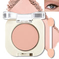 Nude Eyeshadow Palette, Single Eye Shadow High Pigment sombras para ojos Neutral Matte Eyeshadow Velvet Compact Pressed Powder Primer Lightweight Blendable for Daily Natural Eye Makeup