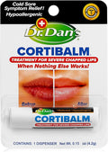 Dr. Dan's Cortibalm-1 pack- for Dry Cracked Lips - Healing Lip Balm for Severely Chapped Lips - Designed for Men, Women and Children