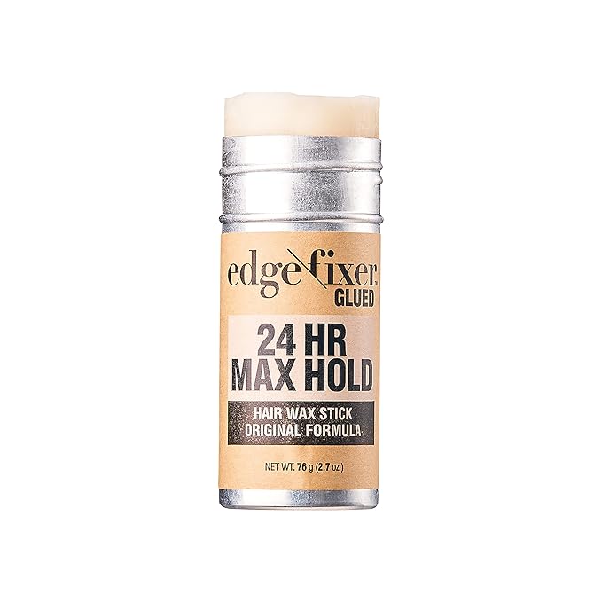 Red by Kiss Hair Wax Stick 24HR Max Hold Edge Fixer Edge Control Pomade Non-Sticky, Non-Oily Flake Free Hair Styling Wax 2.7 oz. (Unscented)