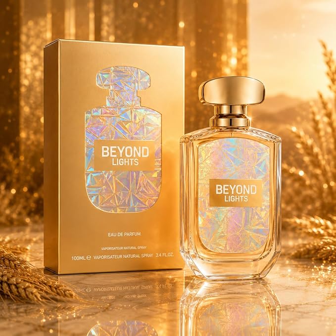 Beyond Lights Eau de Parfum for Women, 100ml / 3.4 fl oz Long-Lasting Perfume Spray, Chypre Floral Fragrance with Black Pepper, Italian Mandarin, Jasmine Sambac, Rhubarb, Patchouli & Musk,