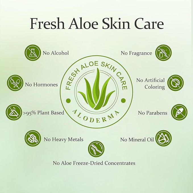 Aloderma Skin Brightening Face Cleanser Made with Organic Aloe Vera - Natural Brightening Daily Face Wash with Niacinamide & Papaya for Radiant Skin Tone - Natural Formula for Everyday Use, 4.2oz