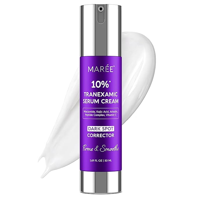 MAREE Tranexamic Acid Face Cream - Cream with Alpha Arbutin, Niacinamide, Peptide Complex & Vitamin C - Crema para las Manchas de la Cara