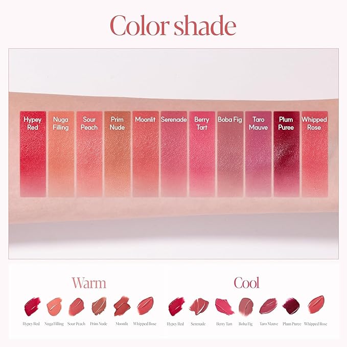 Espoir Couture Lip Tint Fitting Blur #13 Rose Crema | Smudge-Proof Fixing Lip Stain, Soft & Creamy Texture without Flaking, Lightweight and Comfortable Matte Finish, Korean Makeup, Vegan, 0.14 oz