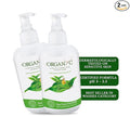 Organic Intimate Wash with Tea Tree Oils & Leaf Extracts, Gentle Cleansing Feminine Wash for Women with Sensitive Skin, Soothing pH Balance Feminine Wash, 8.5 fl oz, Pack of 2