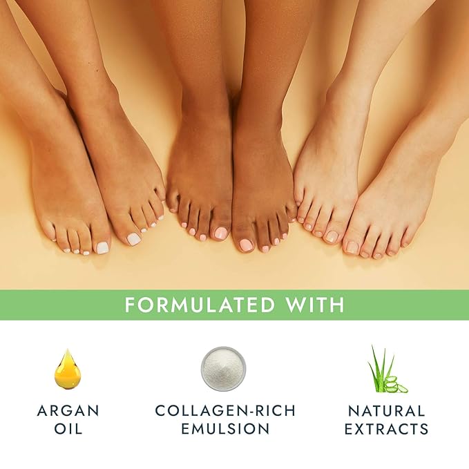 VOESH Collagen Socks For Feet 1 pair- Collagen Foot Mask, Moisturizing foot mask, Pedicure Socks, Pedicure Prep, Hydrating Foot Treatment, Hydrating feet mask
