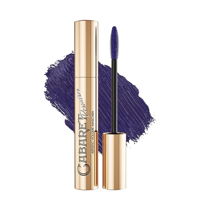 Vivienne Sabó Cabaret Premiere Purple Mascara, Volume and Length, Defining, Curling, No Flaking, No Clumping, Smudge Proof, Washable, Cruelty-Free, Made in Europe, (04 Purple), 0.3 Fl Oz, 1 Pack