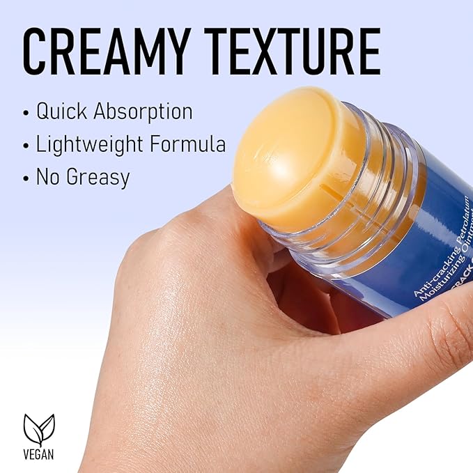 2Pcs Crack Feet Prevention Stick, Moisturizing and Hydrating Foot and Hand Balm, Remove Dead Skin Softening and Nourishing Anti-Cracking Foot Cream for Feet Elbows Knees