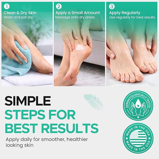 CLEAR 40 Urea Gel 40% (8 oz) with Tea Tree & Coconut Oil, Aloe Vera – Intensive Moisturizing & Exfoliating Gel for Dry Rough Skin, Feet, Heels, Elbows, Hands & Nails – Superior Hydration