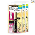 HEROINE MAKE by KISSME Smudge Proof Mascara Black, Volume and Length by Defining Fiber for Long and Curl Eye Makeup for Women, Tubing Mascara Made in Japan, Black, 3 EA