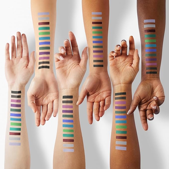 Multipack Color Eyeliner Penicls for Women with Pencil Sharper, 12 Pcs Highly Pigmented Creamy Eye Liner Pencils Set, Easy to Color, Waterproof & Long-Lasting, Professional Eye Make Up, Soft & Smooth