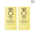 Sun Bum Kids SPF 50 Clear Sunscreen Face Stick | Wet or Dry Application | Hawaii 104 Act Compliant (Octinoxate & Oxybenzone Free) Broad Spectrum UVA/UVB Sunscreen | 0.53 oz (Pack of 2)