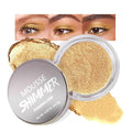 Honey Gold Shimmer Cream Eyeshadow – Metallic Gold Eye Shadow Pot, High Reflective Glitter Pearl Shade, Waterproof Long-Lasting Crease-Proof Single Eyeshadow for Festival, Holiday & Glam Eye Makeup 5