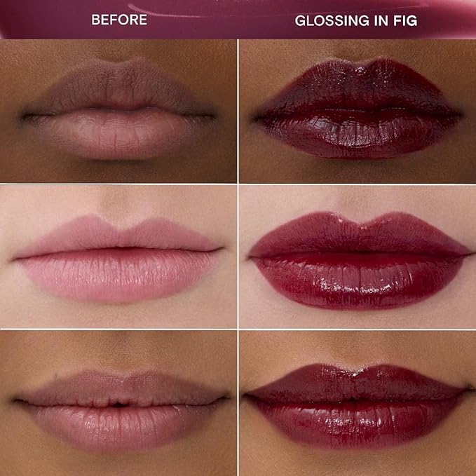 Kulfi Lassi Lips Staining Long-Lasting Moisturizing Lip Oil | Color: Fig - deep mauve plum 0.12 oz / 3.8 mL