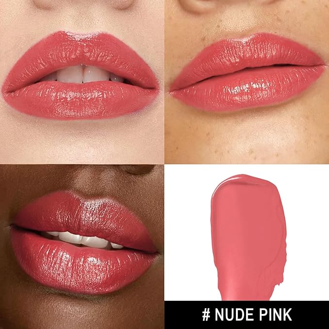 MAKI YIKA Moisture Pink Lipstick for Women Hydrate Tinted Lip Balm for Mother's Day Dry Cracked Lips Sheer Lipstick Lip Tinted Glossy Finish,MA058 Nude Pink