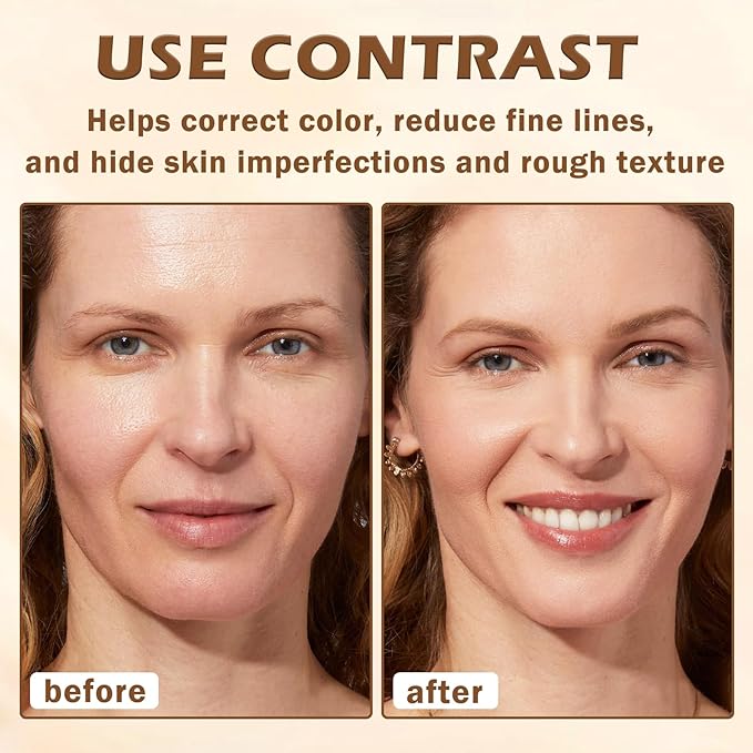 AIUEO Magic Minerals Airbrush Foundation Makeup Silky Mist Spray Foundation Makeup Airbrush Flawless Setting Spray Foundation for Mature Skin-06 Light Medium
