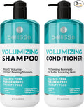 Volumizing Shampoo and Conditioner Set - Sulfate Free, Thickening Formula for Fine and Thin Hair - Volume Boost, Professional Salon Hair Care for Men and Women - 16 Fl Oz (Set of 2)