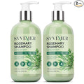 Svvimer Rosemary Hair Thickening Shampoo: Thickening and Strengthening Formula for Men & Women - Volumizing Shampoo with Tea Tree Oil Biotin Mint - For Thinning Fine Hair 11.8 Fl Oz (Pack of 2)