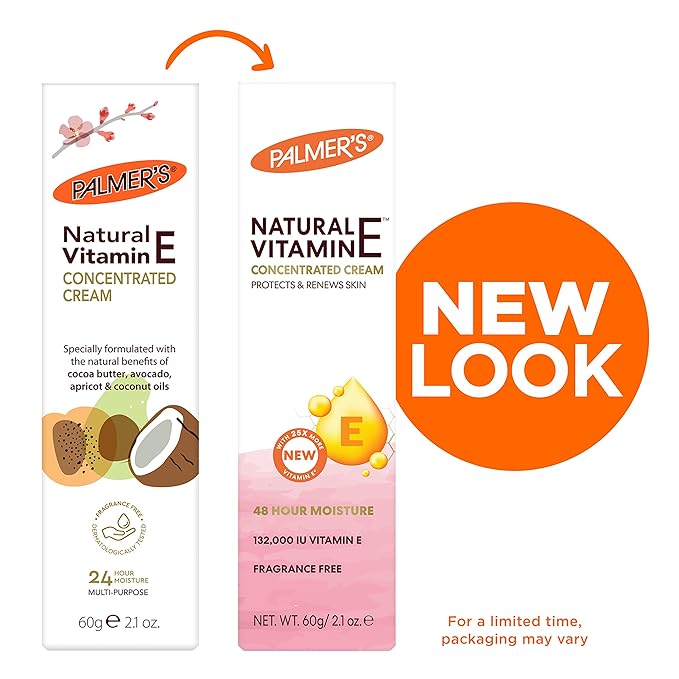 Palmer's Natural Vitamin E Concentrated Cream, 2.1 Ounce