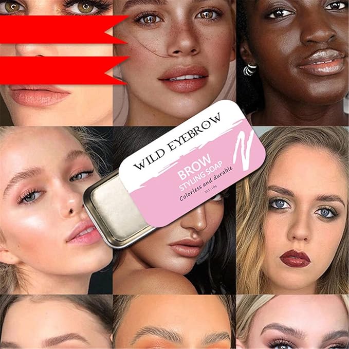 Eyebrow Styling Soap Natural Wild Eyebrow Styling And Non Sick Makeup X Candy (z4-Khaki, One Size)