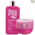 PDC Brands Sunryz Limited Edition Summer Scented Body Wash and Whipped Body Cream Duo, Petal Splash, 12 FL OZ Body Wash, 8 OZ Body Cream, 2 Piece Set